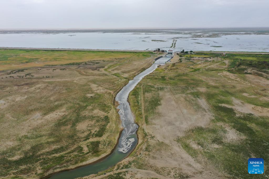 Xinjiang starts water diversion for China's longest inland river