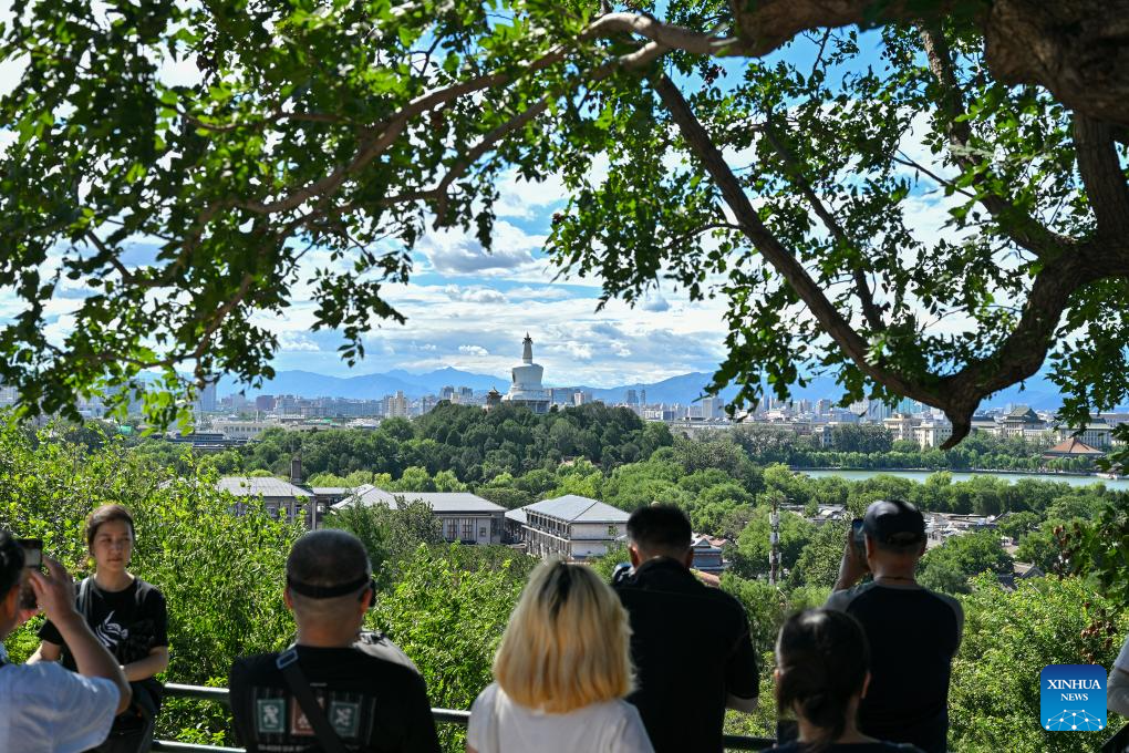 View of Beijing on sunny day