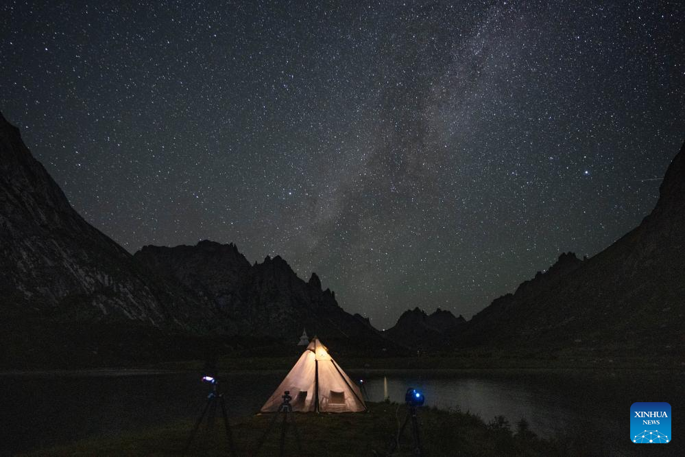 In pics: Perseid meteor shower in Sichuan, SW China