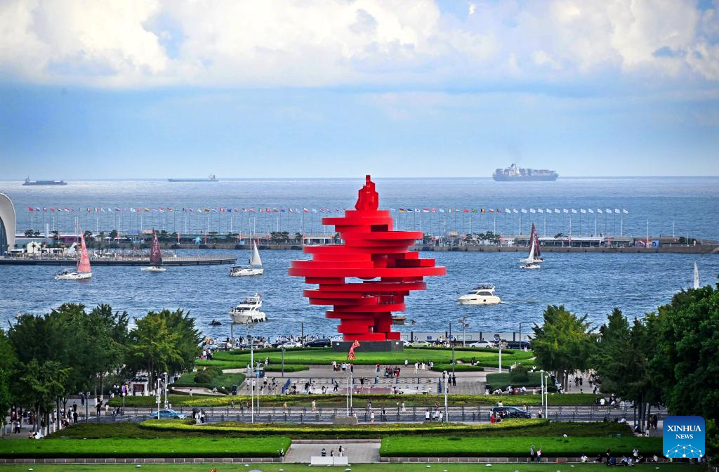 City view of Qingdao, E China's Shandong