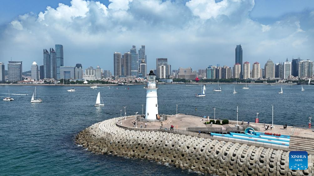 City view of Qingdao, E China's Shandong