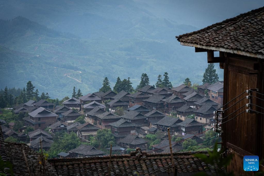 In pics: beautiful scenery, joyful life in Basha Village, SW China's Guizhou