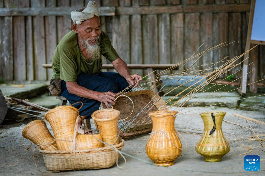 In pics: beautiful scenery, joyful life in Basha Village, SW China's Guizhou