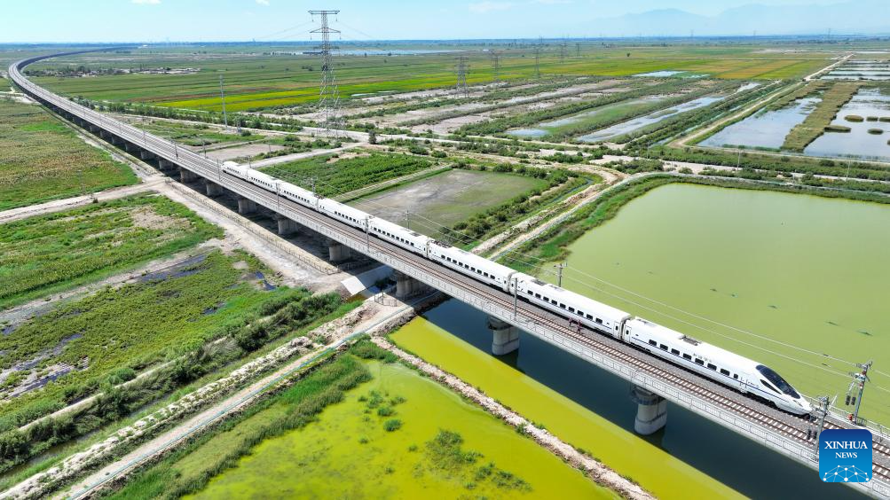 Fault simulation drill conducted on Baotou-Yinchuan high-speed railway