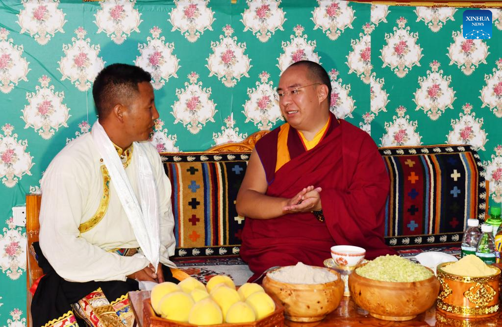 Panchen Rinpoche concludes visit to Xizang's Nyingchi City