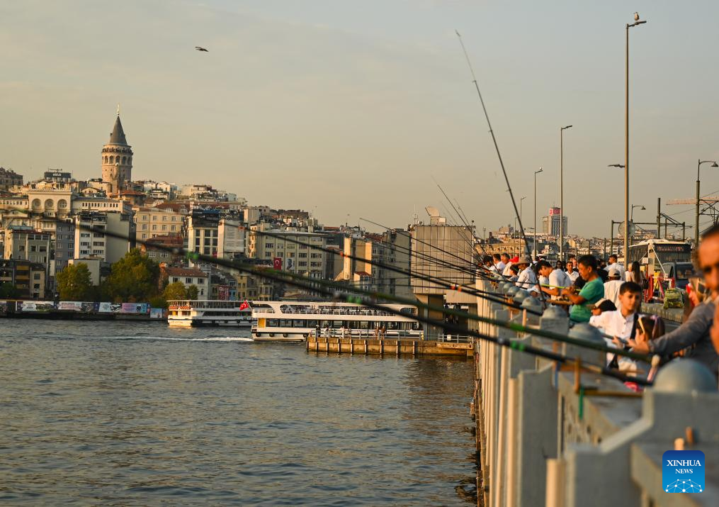 Scenery of Golden Horn in Istanbul, Türkiye