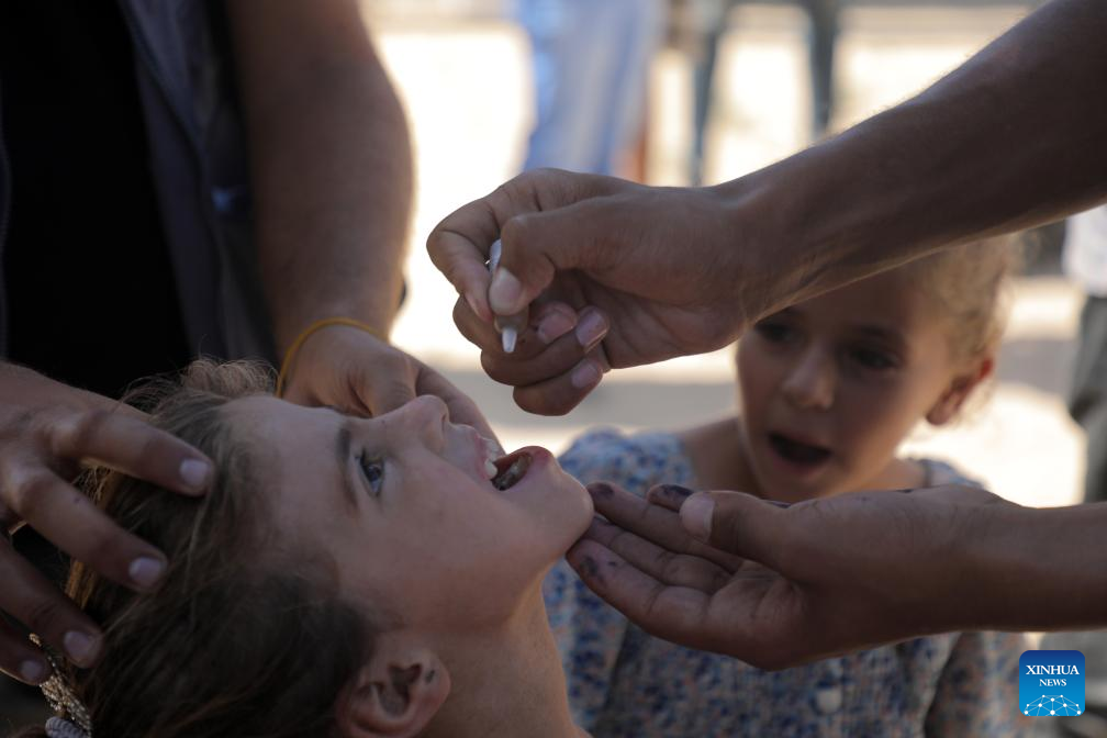 Second phase of polio vaccination campaign begins in southern Gaza: UN