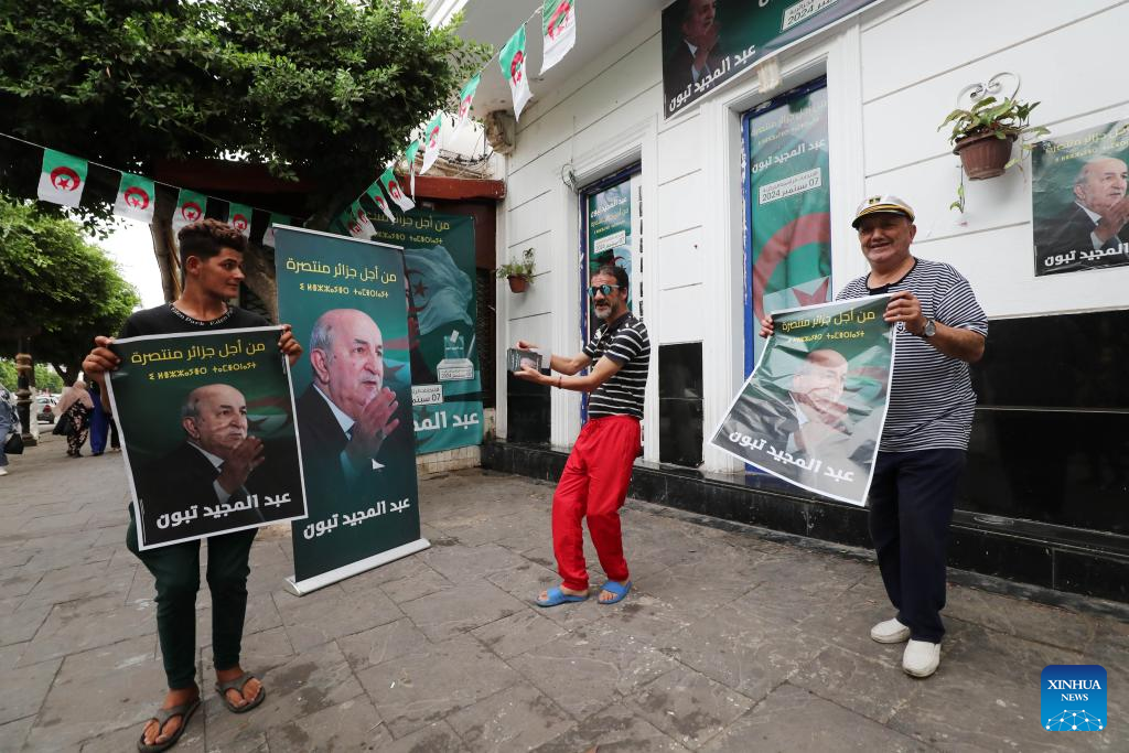 Preliminary results show Algerian President Tebboune re-elected for 2nd term