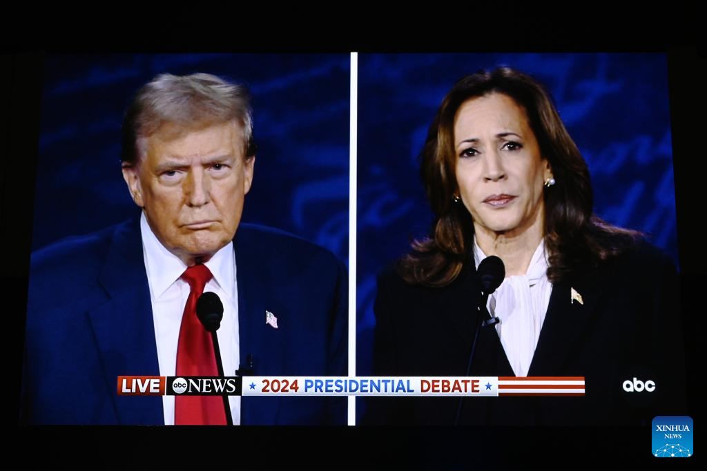 Harris, Trump face off for 1st time in 2024 U.S. presidential debate