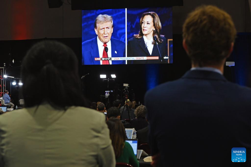 Harris, Trump face off for 1st time in 2024 U.S. presidential debate