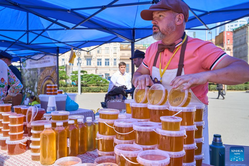 Honey Day held in Vladivostok, Russia