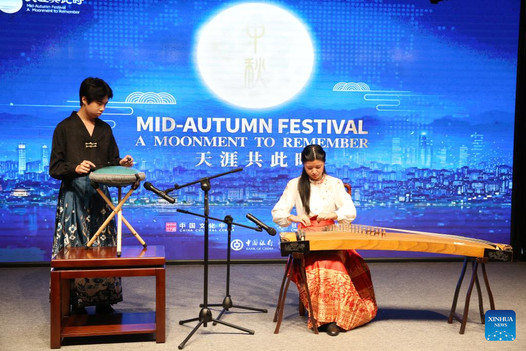 Students take part in events to celebrate upcoming Mid-Autumn Festival in Myanmar