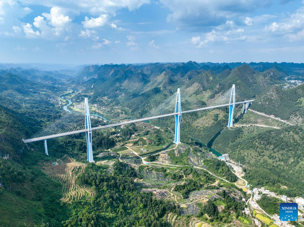 In pics: gigantic bridges in China's Guizhou