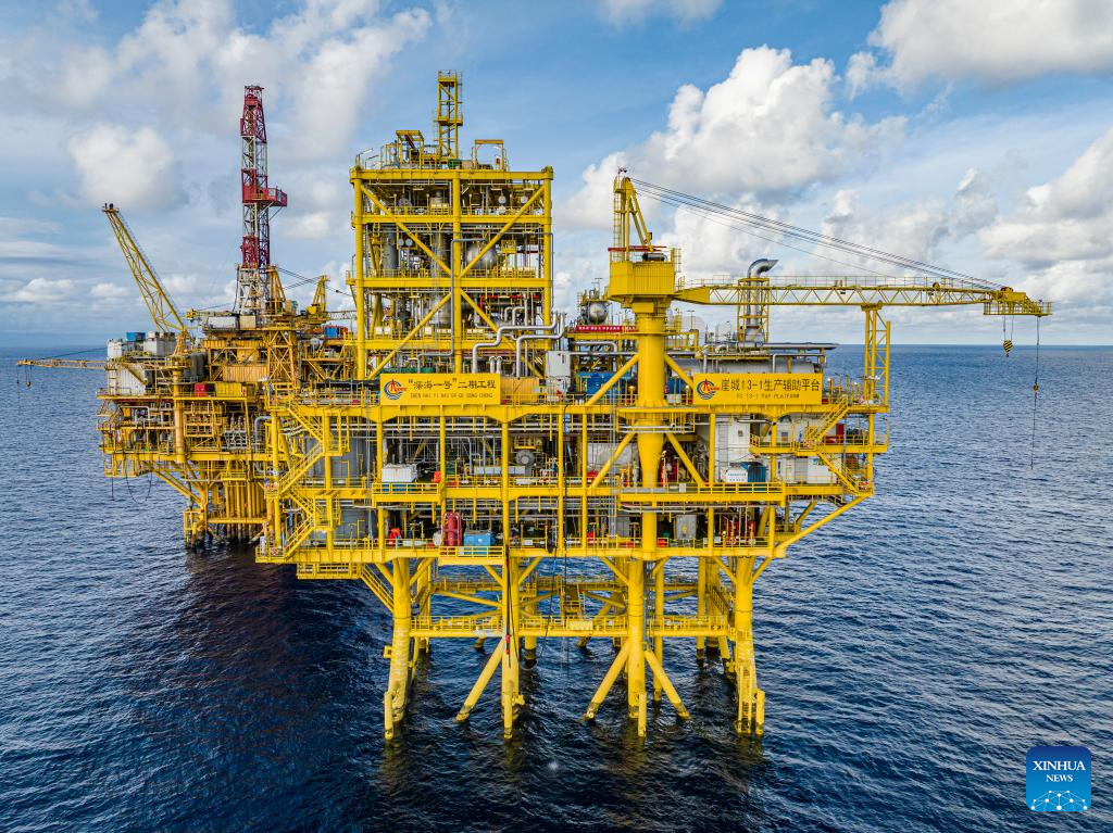 Phase II project of China's self-developed deepwater gas field to be operational