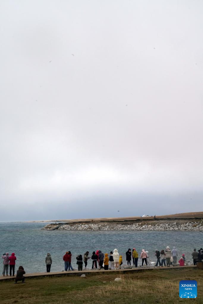 Scenery of Sayram Lake in Xinjiang