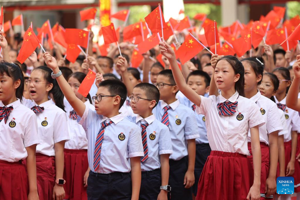 People celebrate National Day across China