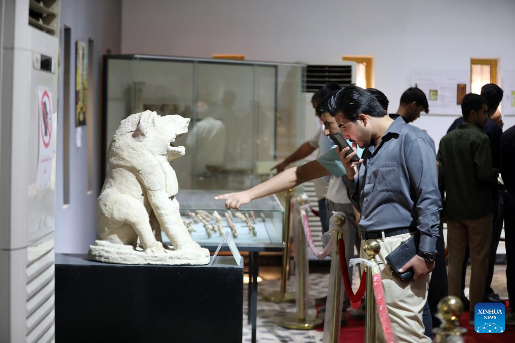 People visit Samawah Civilization Museum in Iraq