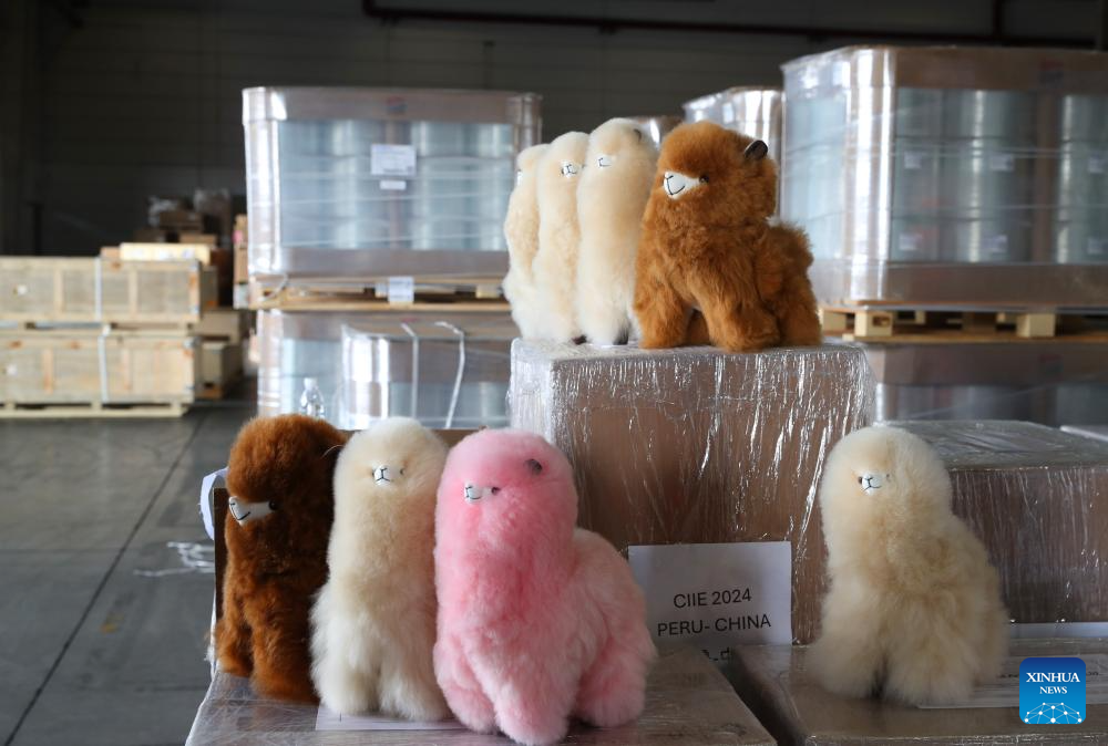 Warmpaca alpaca products for 7th CIIE arrive in Shanghai