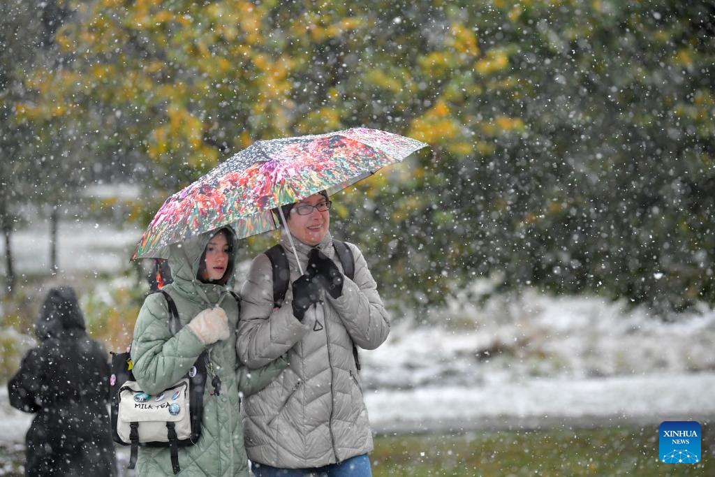 In pics: snowfall in Moscow