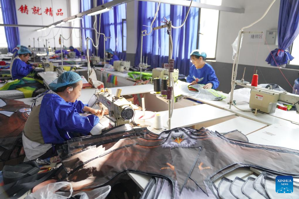 Kite industry thrives in Weifang, east China's Shandong