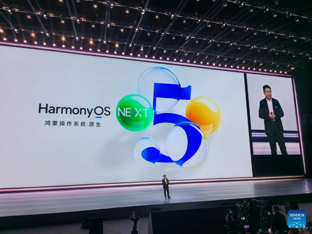 Huawei releases homegrown HarmonyOS NEXT operating system