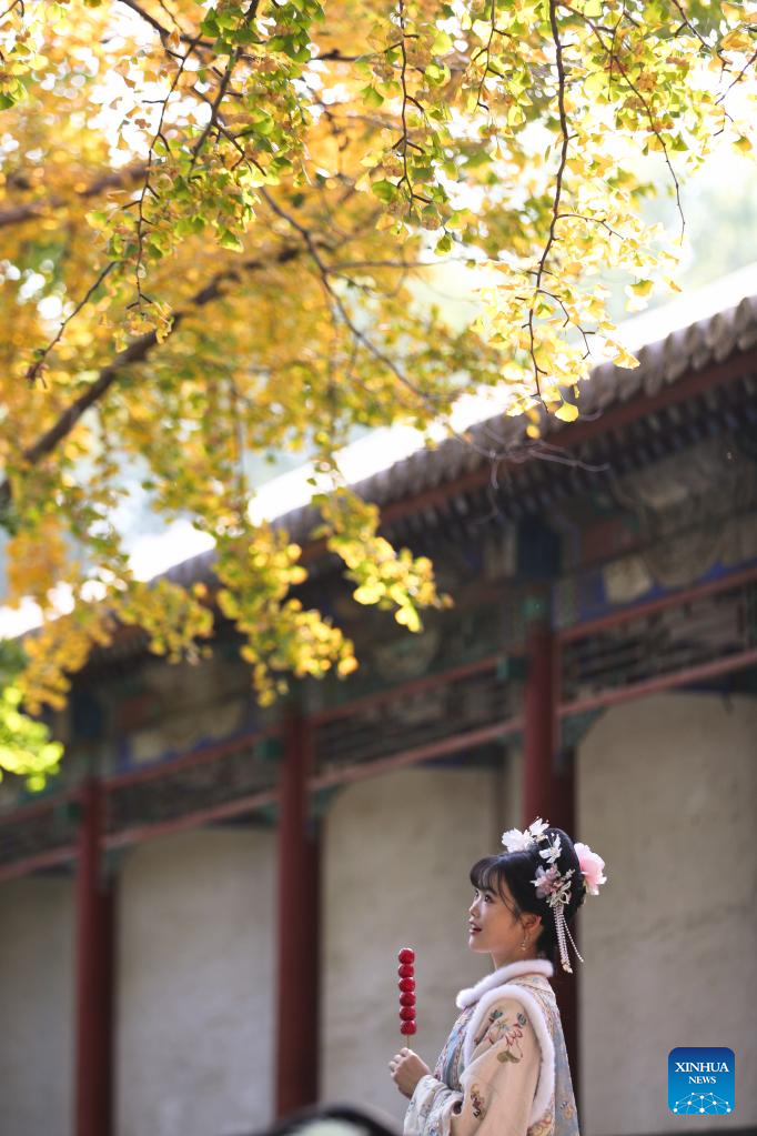 Autumn scenery of Summer Palace in Beijing