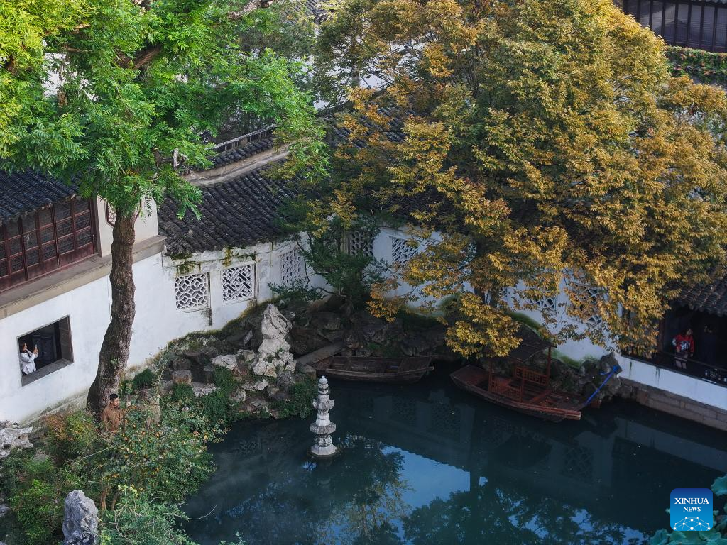 A glimpse of classical gardens in Suzhou, E China's Jiangsu