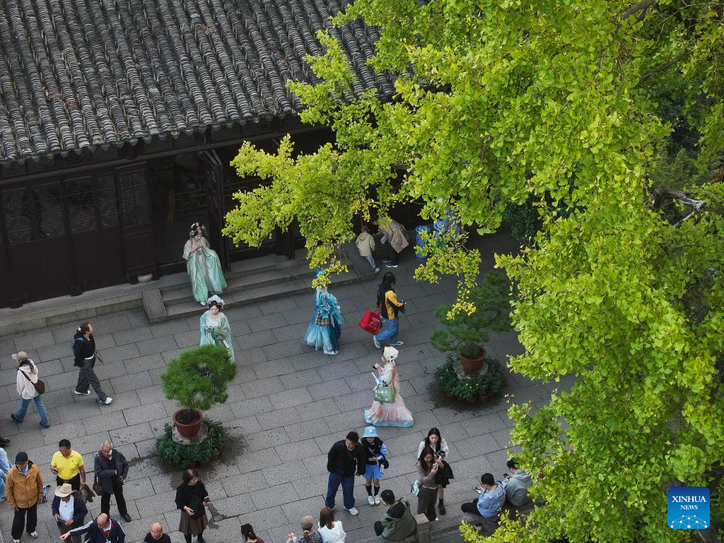 A glimpse of classical gardens in Suzhou, E China's Jiangsu