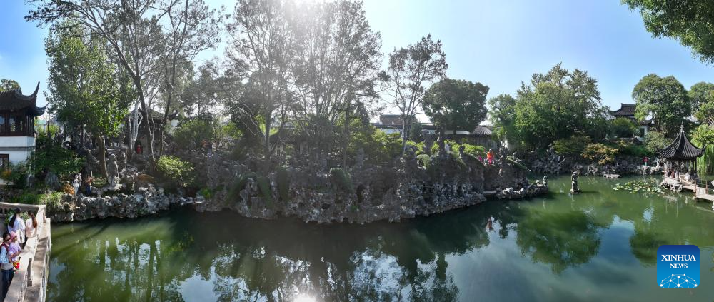 A glimpse of classical gardens in Suzhou, E China's Jiangsu