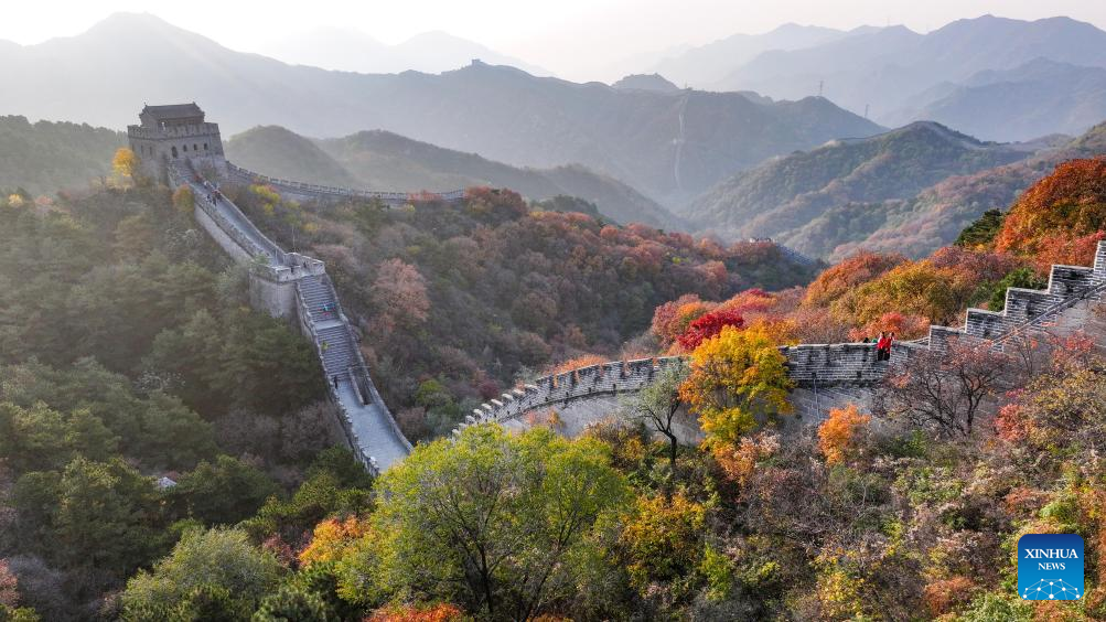 Morning view of Badaling section of Great Wall in Beijing