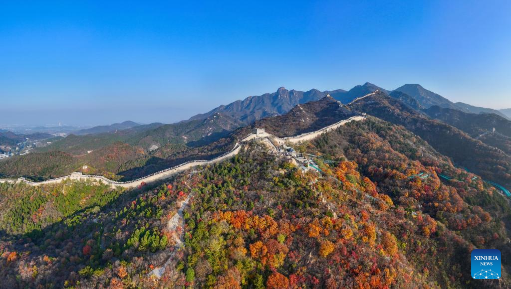 Morning view of Badaling section of Great Wall in Beijing