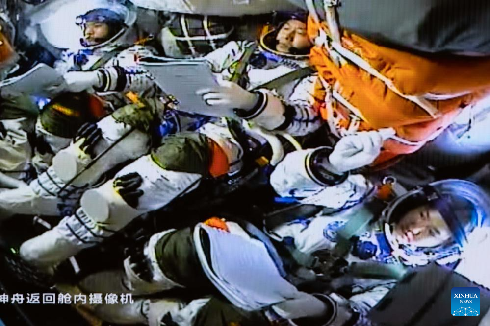 China's Shenzhou-19 spaceship docks with space station combination