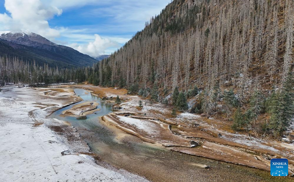 Scenery of Duopugou scenic spot in Sichuan, SW China