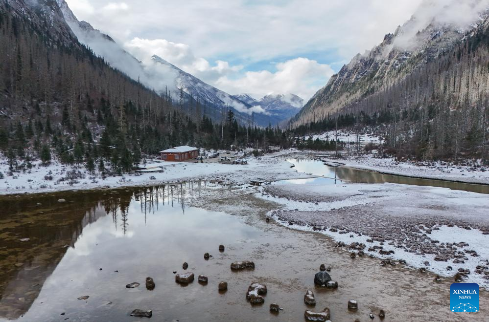 Scenery of Duopugou scenic spot in Sichuan, SW China