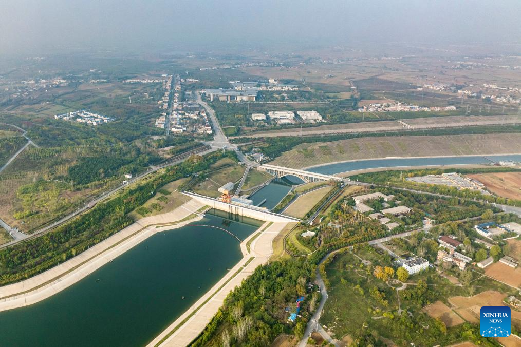 In pics: middle route of China's South-to-North Water Diversion Project in Henan