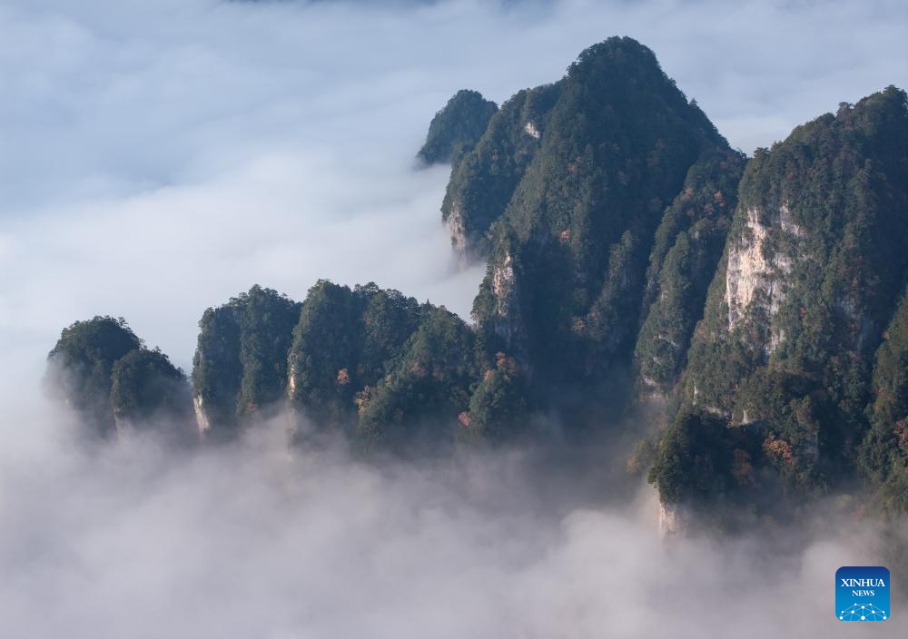 Scenery of Guangwu Mountain scenic area in Sichuan, SW China