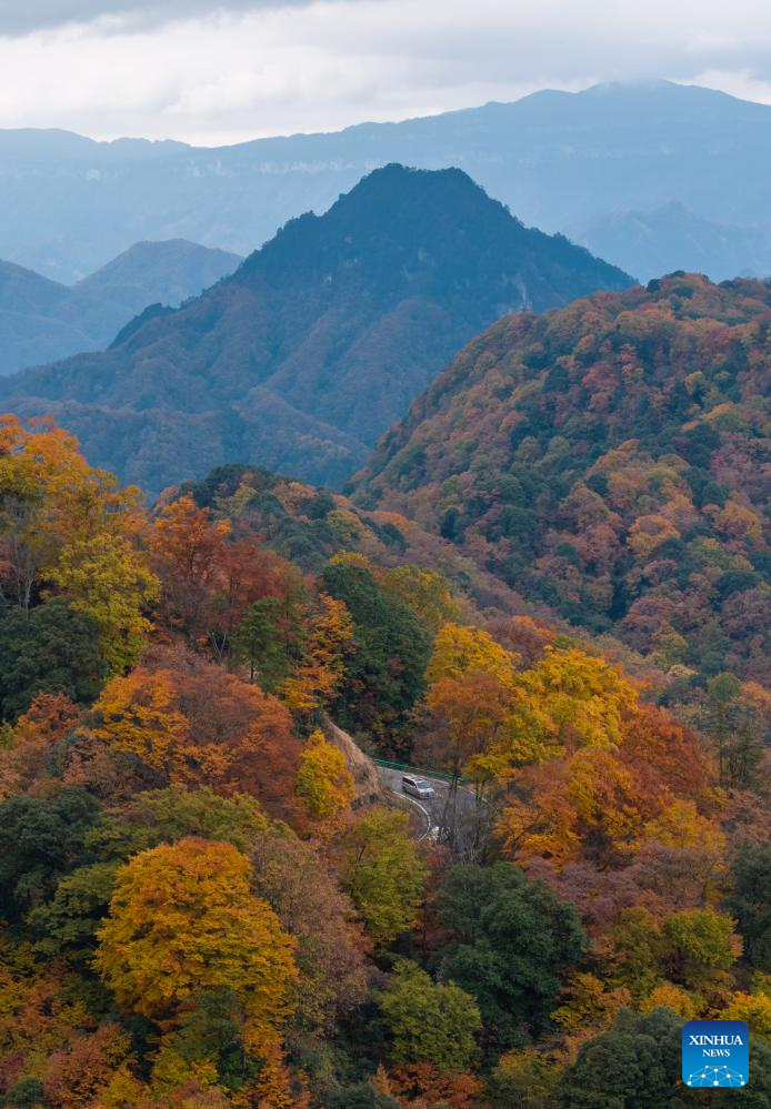 Scenery of Guangwu Mountain scenic area in Sichuan, SW China