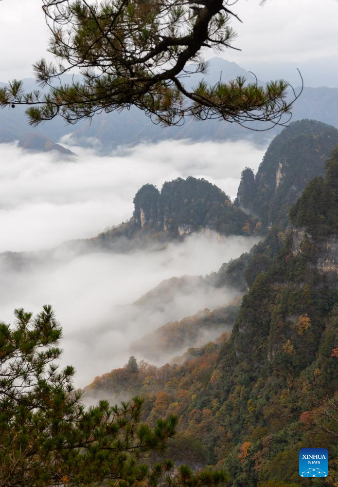 Scenery of Guangwu Mountain scenic area in Sichuan, SW China