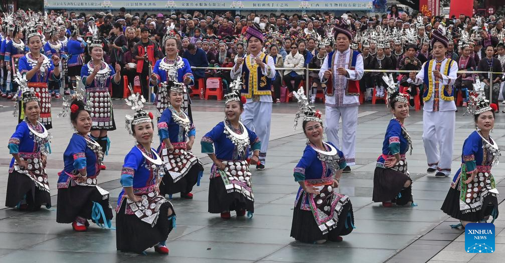 Duoye festival celebrated in Guangxi, S China