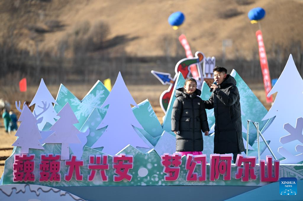 Arxan 2024-2025 ice and snow season opens in China's Inner Mongolia