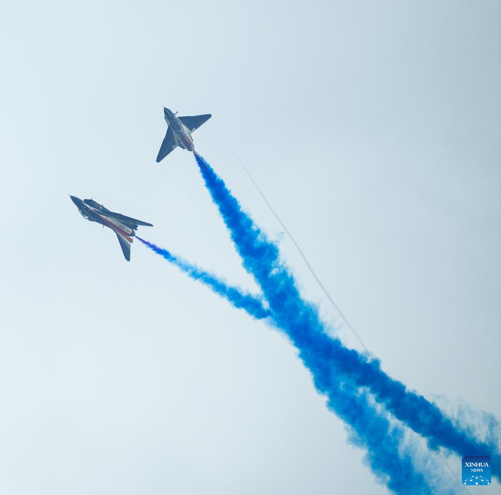 Aircraft conduct adaptive training for Airshow China in Zhuhai