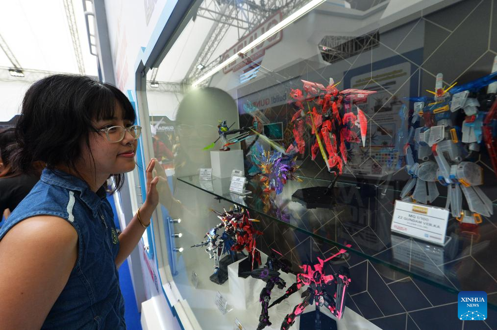 Gundam model exhibition held in Bangkok