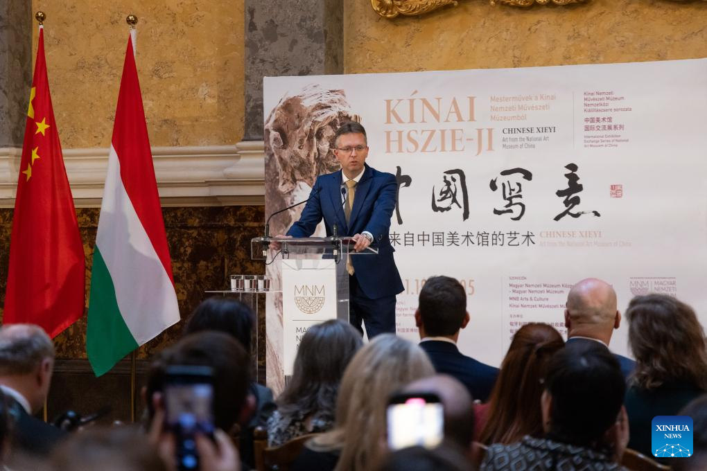 Hungary exhibits Chinese Xieyi art to mark 75th diplomatic ties