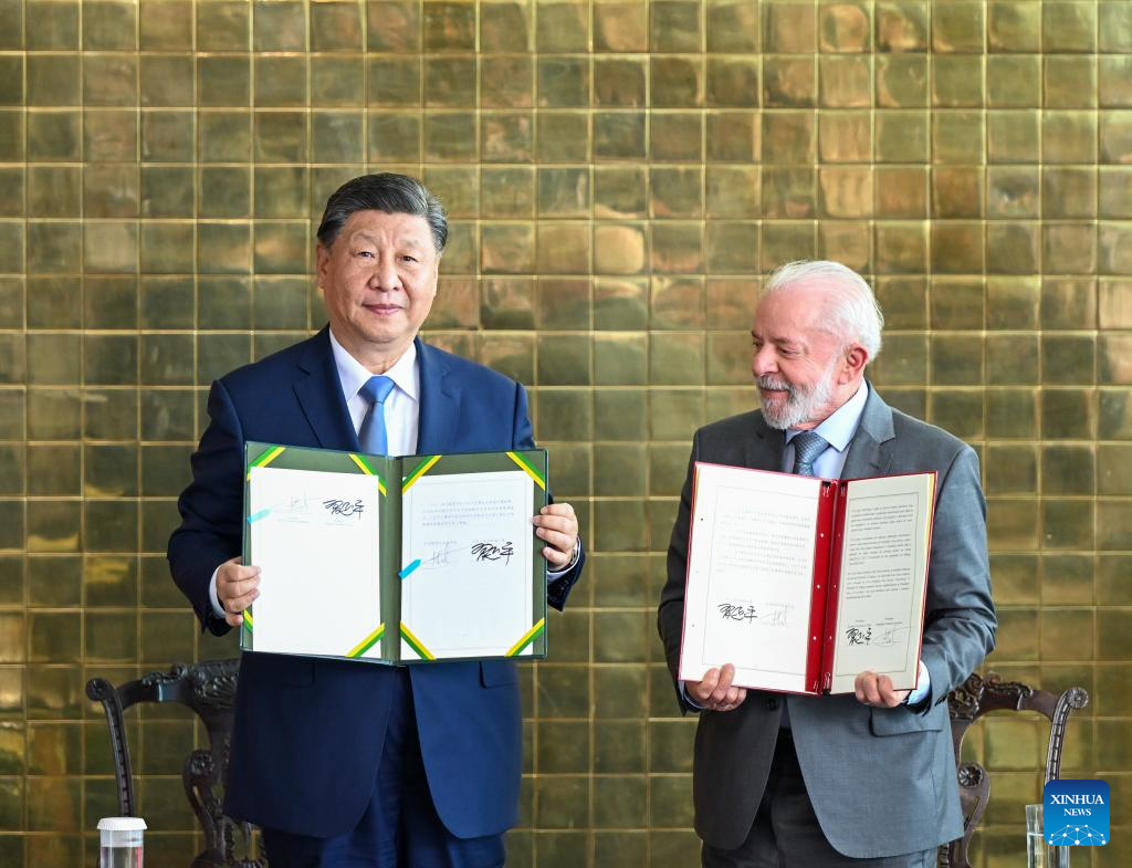 China, Brazil decide to elevate ties in Xi, Lula meeting