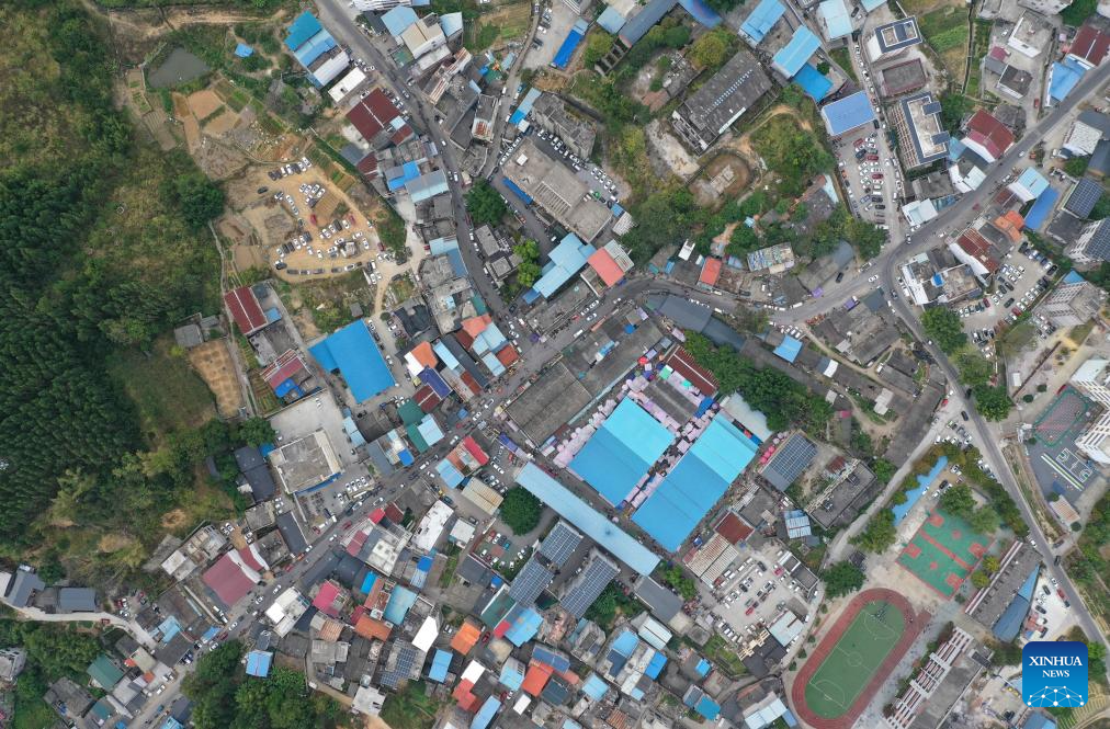 In pics: morning market in Chengtuan Town of Liuzhou, S China's Guangxi