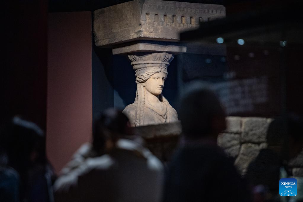 Greek exhibits displayed at Capital Museum in Beijing