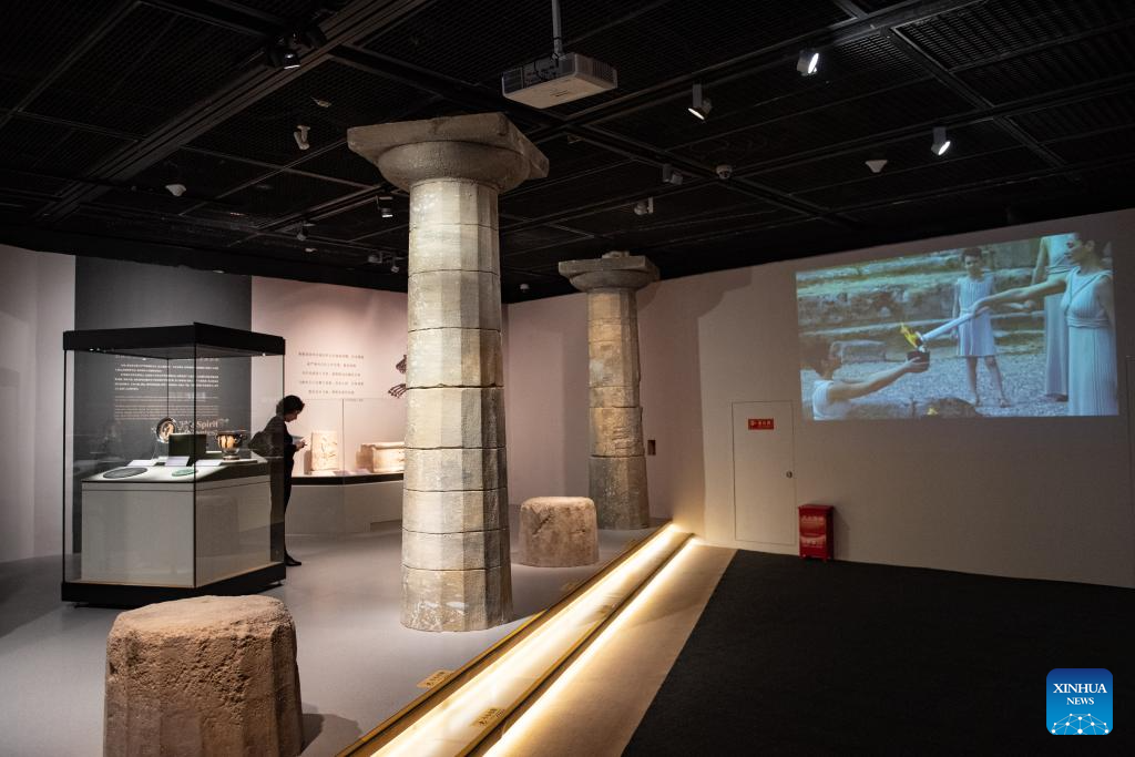 Greek exhibits displayed at Capital Museum in Beijing