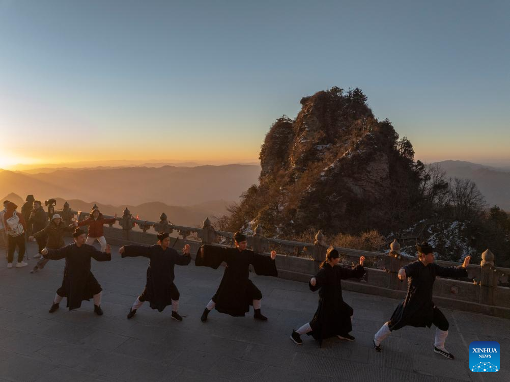 Wudang Mountain attracts global enthusiasts as Tai Chi flourishes