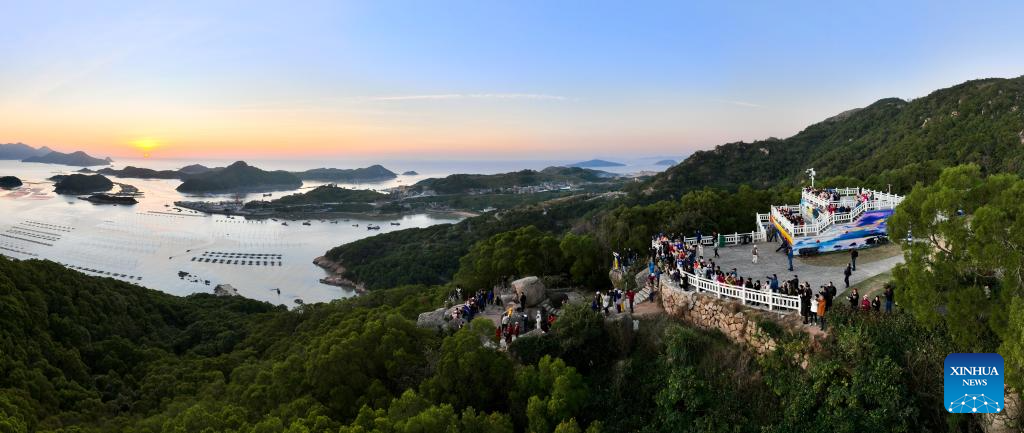 Seaside scenery of Xiapu County in China's Fujian