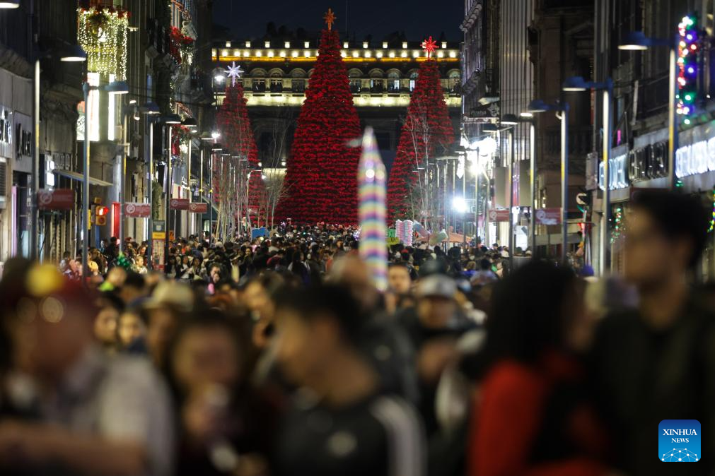 Christmas decorations seen across world